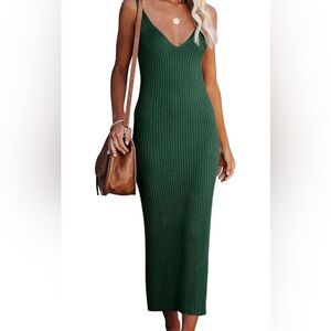 NWT Lacozy knot dress gorgeous emerald green